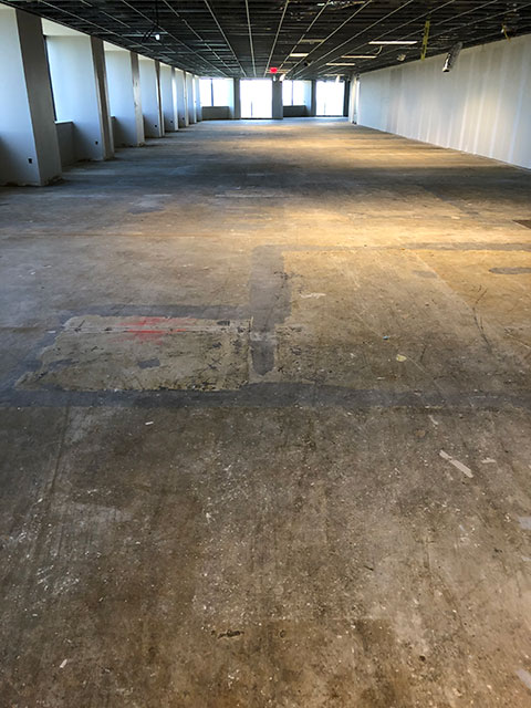 Concrete restoration - Before