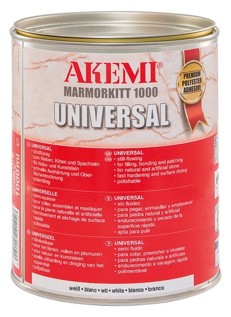 Akemi Marmorkitt 1000 Universal Knifegrade White