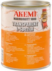 Akemi Marmorkitt 1000 Transparent Knifegrade