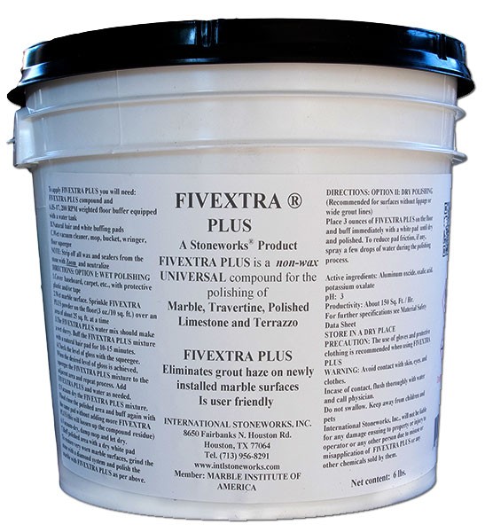 Fivextra Plus - 6 lb. pail - International Stoneworks