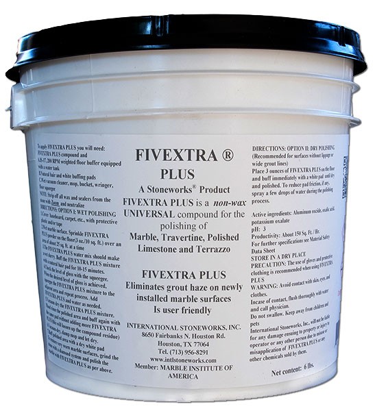Fivextra Plus - 6 lb. pail - International Stoneworks Fivextra Plus - 6 lb. pail - International Stoneworks