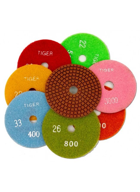 Diamond Discs - Tiger - 4" 1500 Grit 