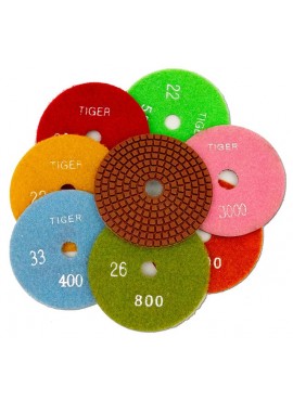 Diamond Discs - Tiger - 4" 3000 Grit 